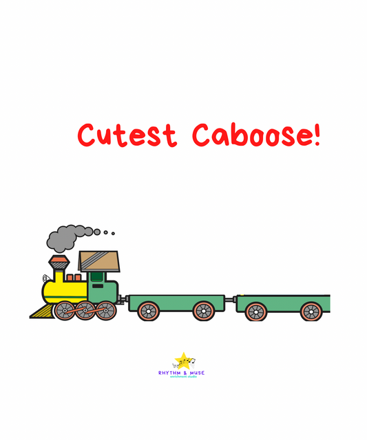 Cutest Caboose Booty Print Craft for Babies