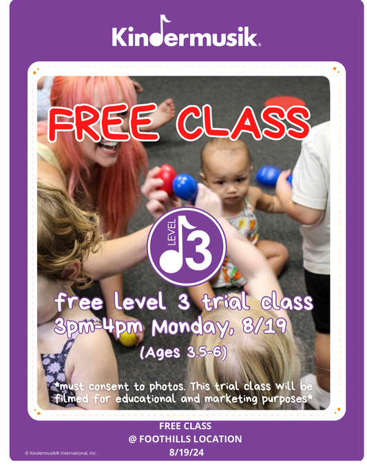 FREE Level 3 Class 8/19/24 3pm